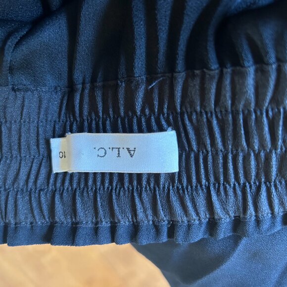 A.L.C. Black Midi Skirt Size: 10 - Picture 3 of 3